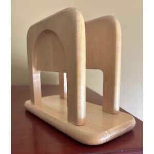 Kamenstein Bamboo Vertical Napkin Holder Wooden, Natural, Strong Natural